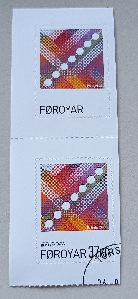 Faroer Eilanden 2026 cept from booklet (PF) can with vignet, Postzegels en Munten, Postzegels | Europa | Scandinavië, Ophalen of Verzenden