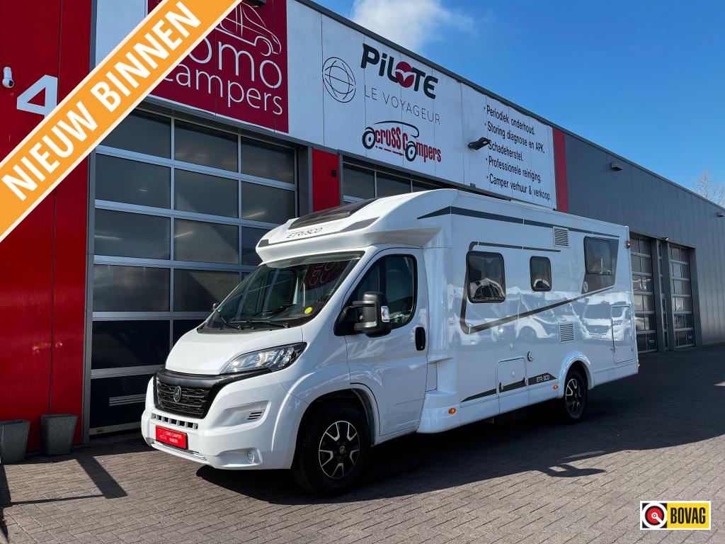 Etrusco T7300SB Camper, 4 persoons, Caravans en Kamperen, Campers, Luifel, Ringverwarming, Fiat, 7 tot 8 meter