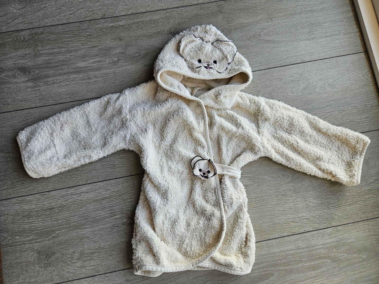 Badjas ochtendjas robijn maat 74 / 80, Kinderen en Baby's, Babykleding | Maat 74, Ophalen of Verzenden, Jongetje of Meisje