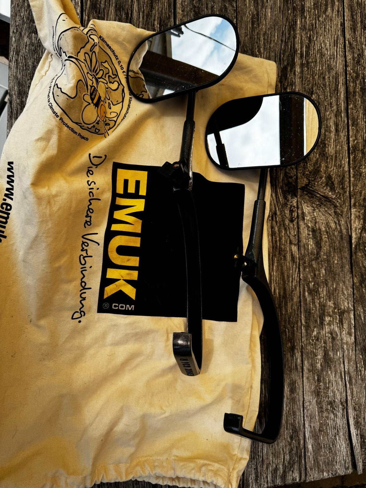 EMUK Caravan Spiegels - Set (Links en Rechts), Ophalen, Gebruikt