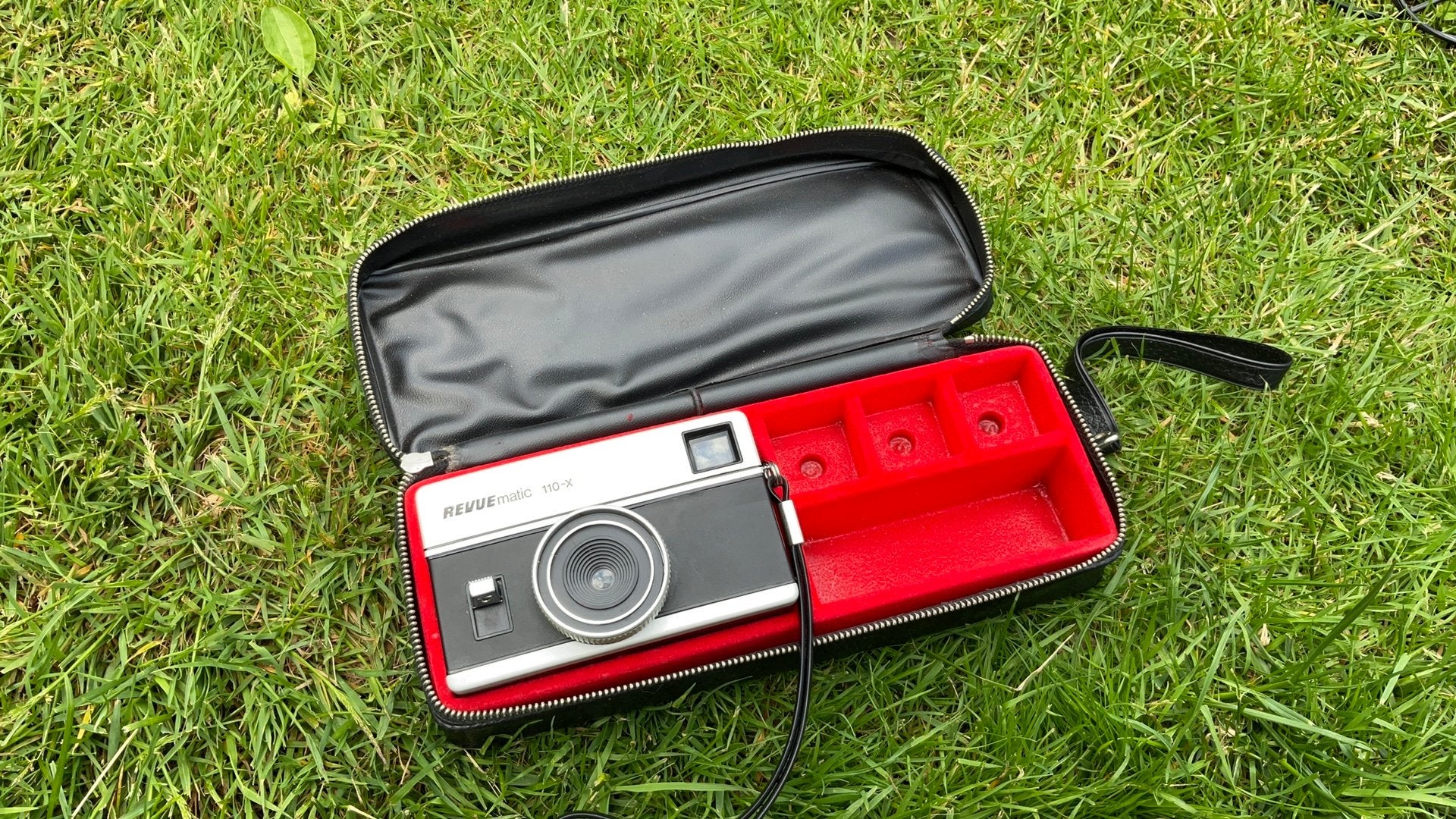 Revue matic 110-X + Etui., Ophalen of Verzenden, Gebruikt, Compact, Overige Merken