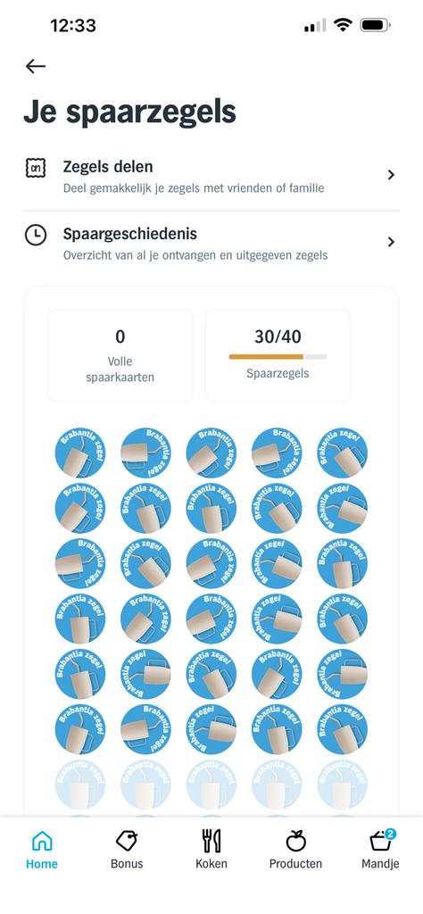 30 ah brabantia zegels, Verzamelen, Supermarktacties, Albert Heijn, Ophalen