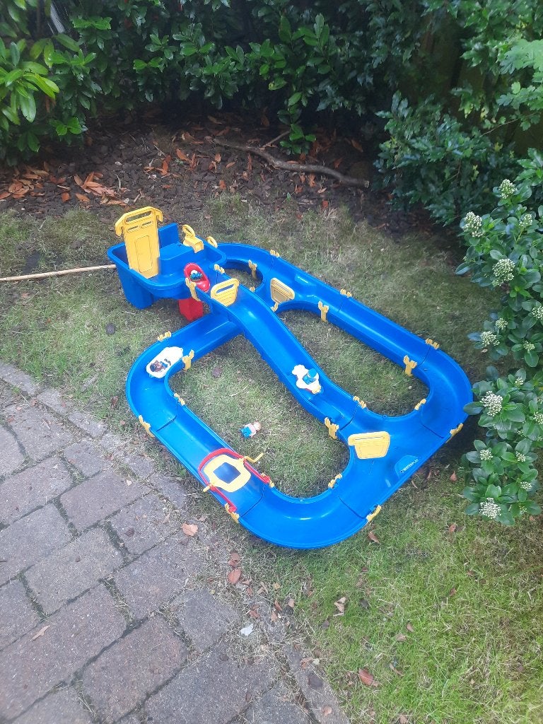 Waterbaan van waterplay, Ophalen, Gebruikt