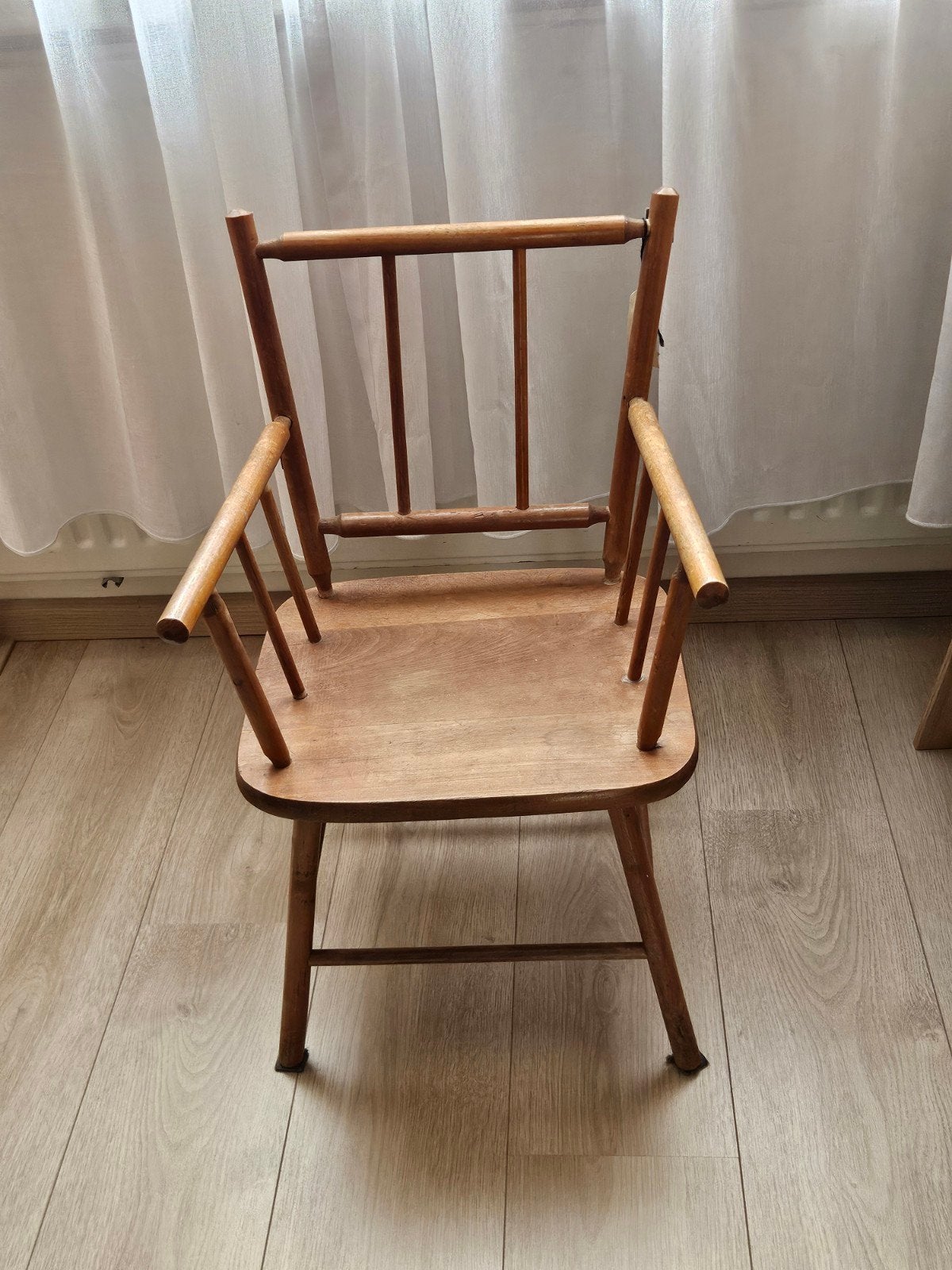 Vintage houten kinderstoel - prima staat, Ophalen