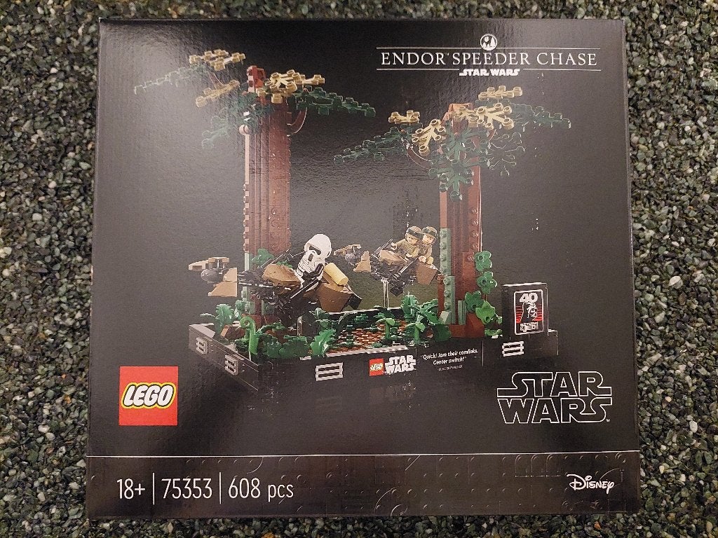 Lego Star Wars 75353 Endor Speeder achtervolging Diorama, Lego, Lego, Nieuw, Ophalen of Verzenden