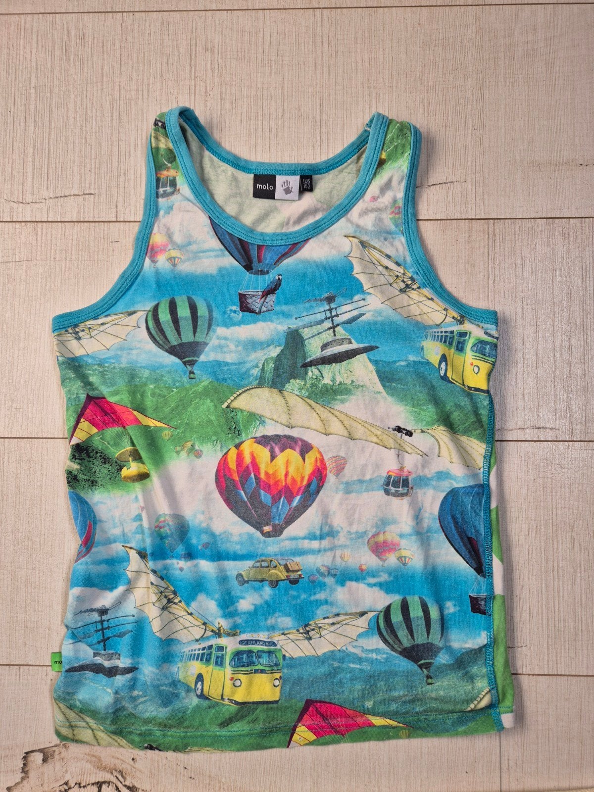 Vrolijk shirt/ hemd "luchtballonnen"  mt 146/152 (Molo), Kinderen en Baby's, Kinderkleding | Maat 146, Ophalen, Molo, Zo goed als nieuw