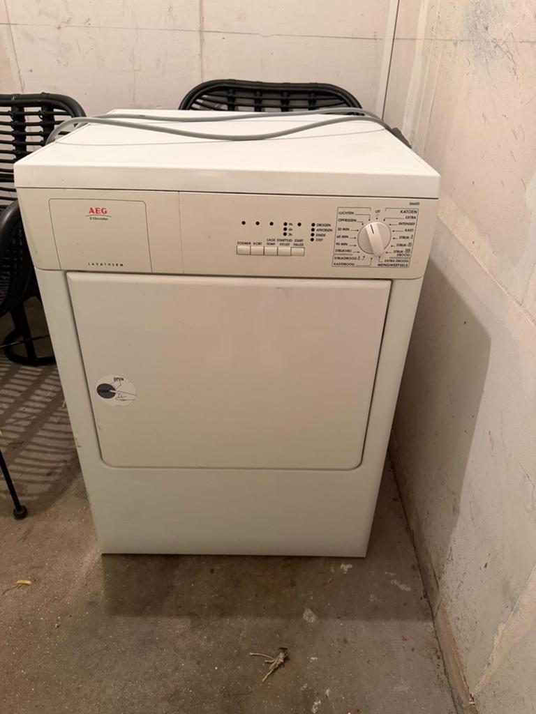 AEG Lavatherm Wasdroger - Gebruikt, 6 tot 8 kg, Gebruikt, Ophalen of Verzenden, Voorlader