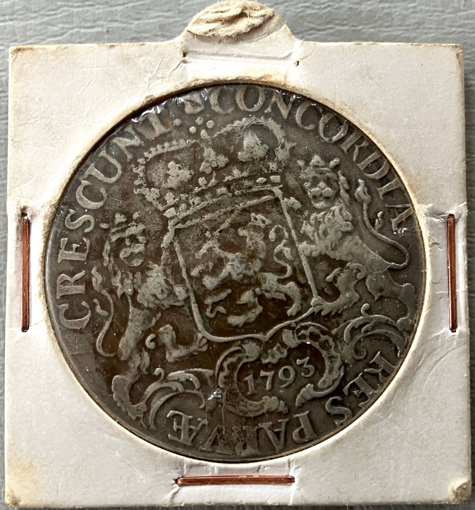 Lijkt op een "zilveren" rijder uit 1793, Postzegels en Munten, Munten | Nederland, Ophalen of Verzenden, Vóór koninkrijk, Overige waardes