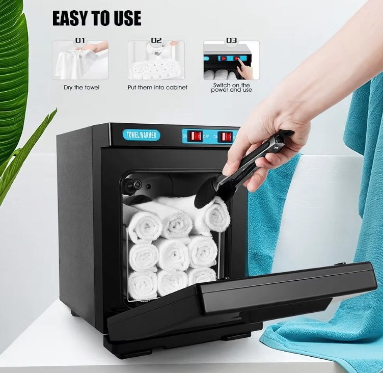 Handdoekverwarmer met UV – Spa & Salon – Nieuw, Verzenden, Zo goed als nieuw, Apparaat