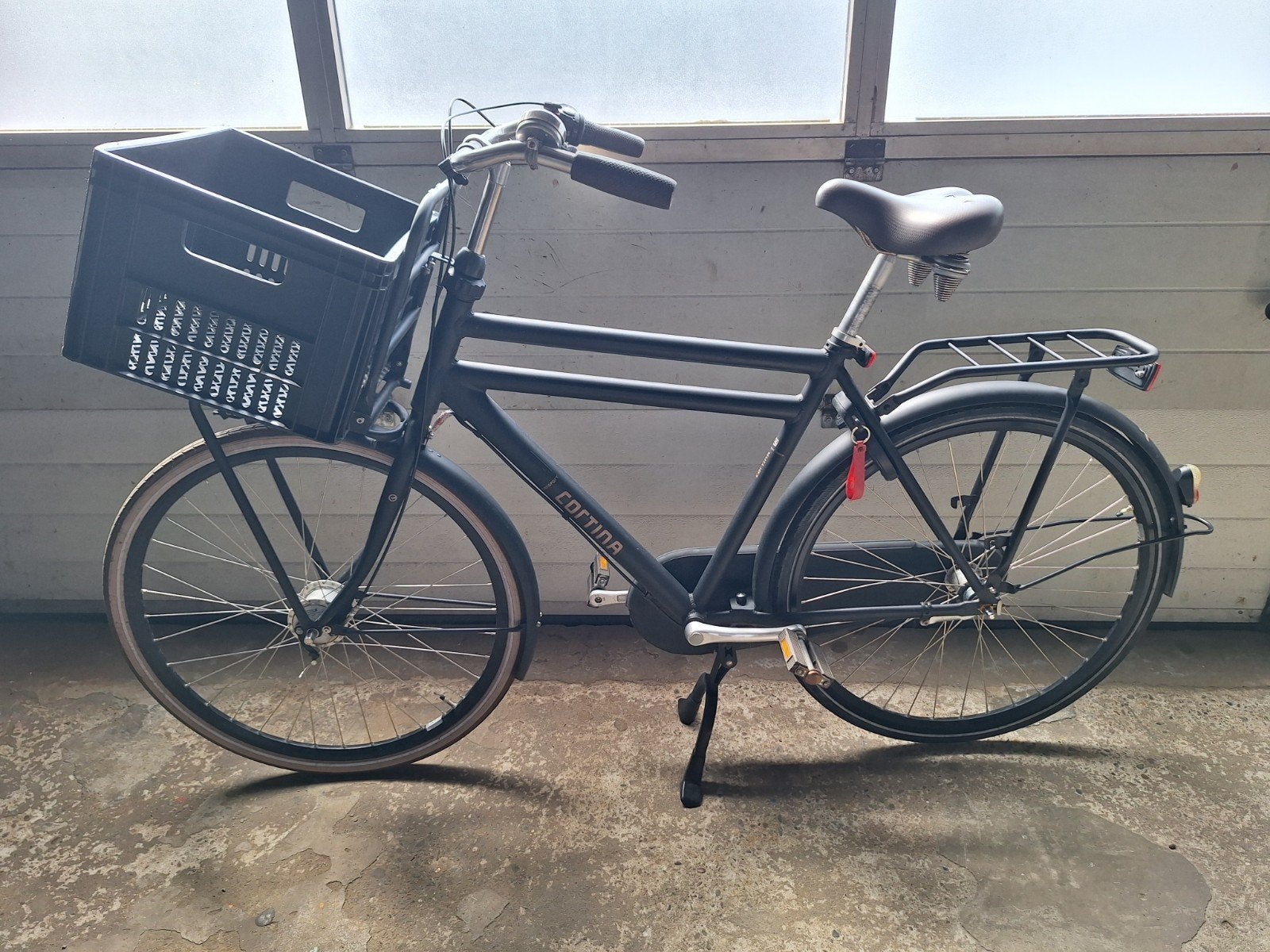 Cortina Transportfiets Heren 53cm, Terugtraprem, Versnellingen, 56 cm of meer, Zo goed als nieuw