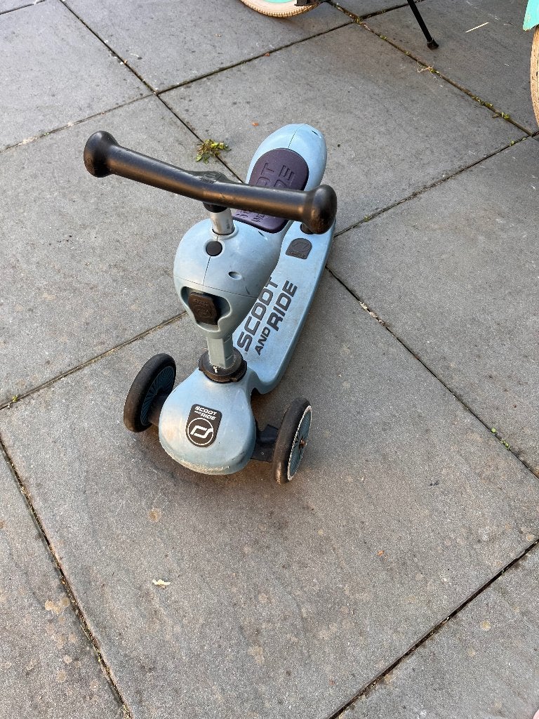 Step scoot and ride, Fietsen en Brommers, Steps, Ophalen, Gebruikt, Gewone step, Scoot and Ride