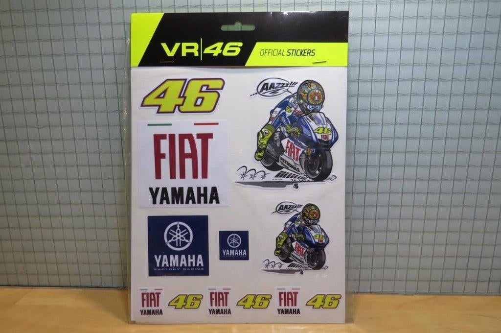 Valentino Rossi 2026 Yamaha dual Heritage stickerset, Ophalen of Verzenden, VR46 Racing A-parel S.R.L., Commerciale@vr46racing.com