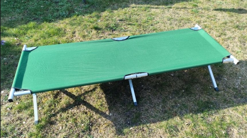 Veldbed, Ophalen, Gebruikt