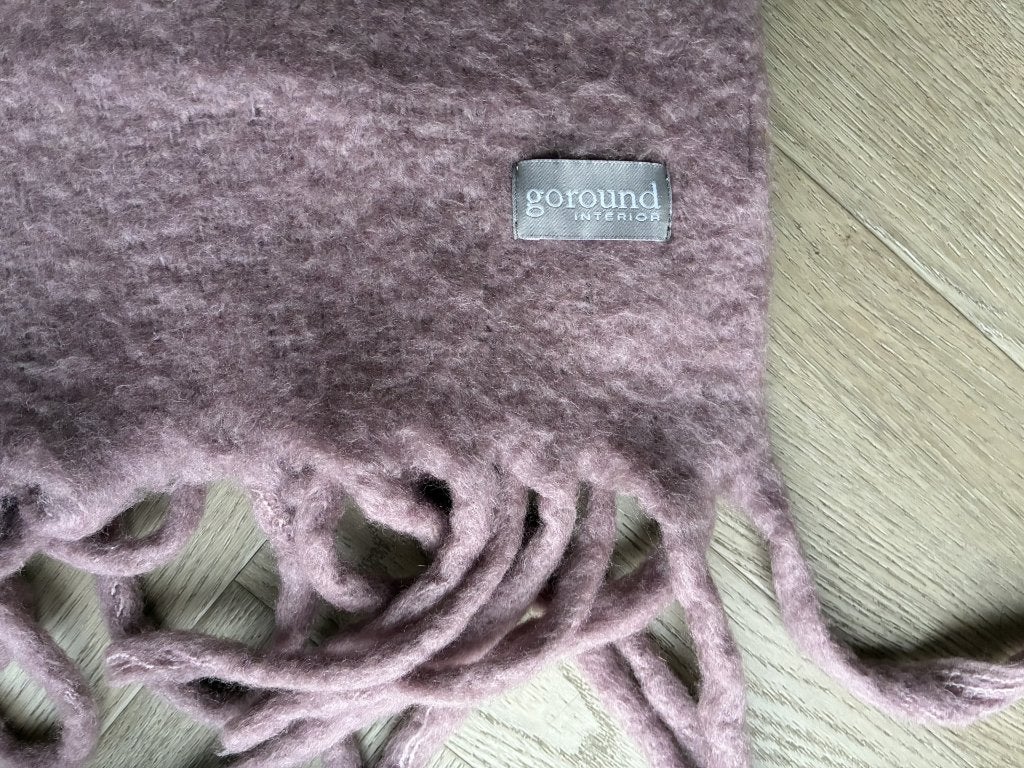 Goround plaid lila, Ophalen of Verzenden, Zo goed als nieuw, Plaid, Overige kleuren