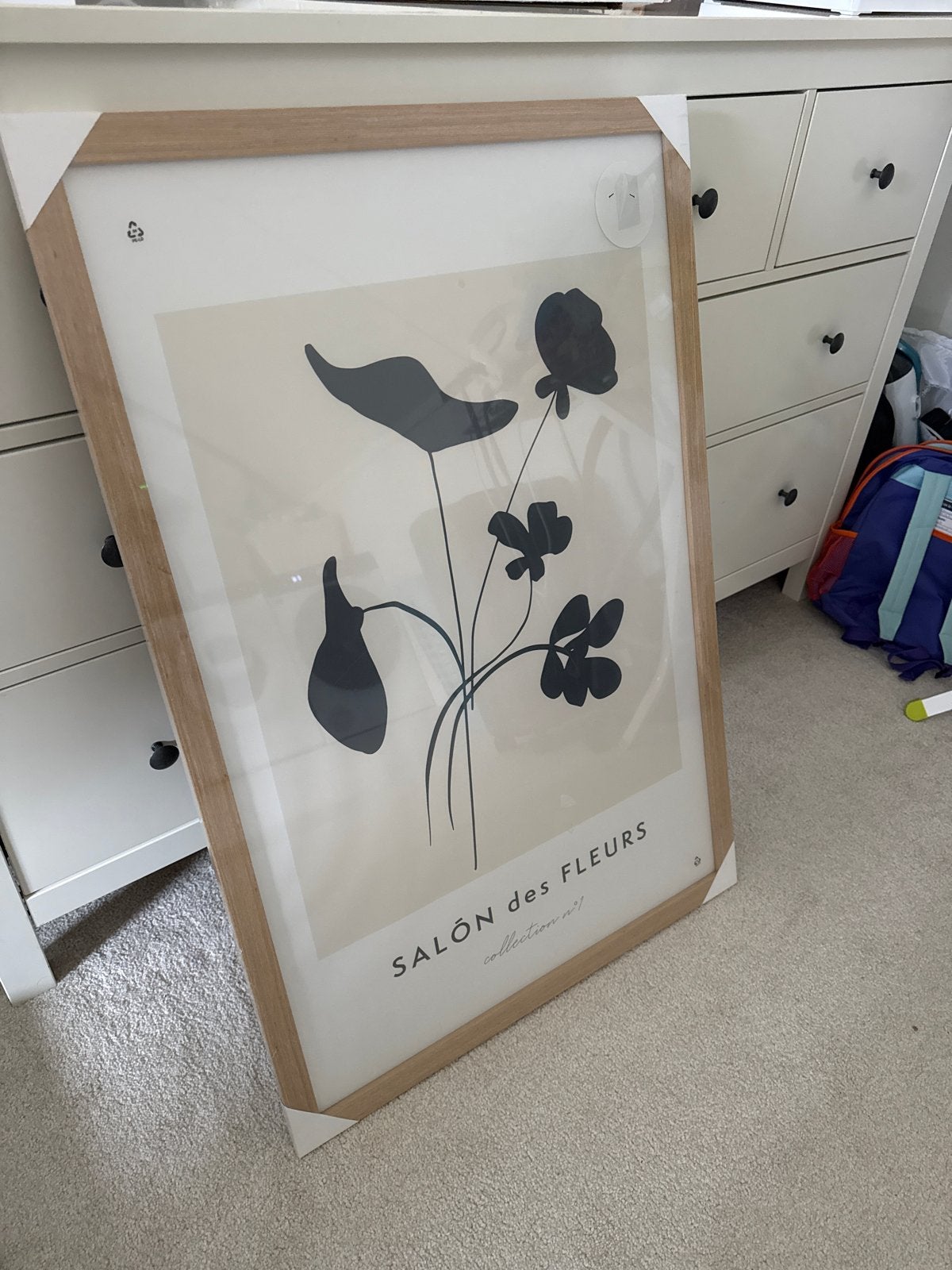 JYSK TORD Fotolijst met poster 60x90 cm - Nieuw, Ophalen, Nieuw, Fotolijst, Met afbeelding