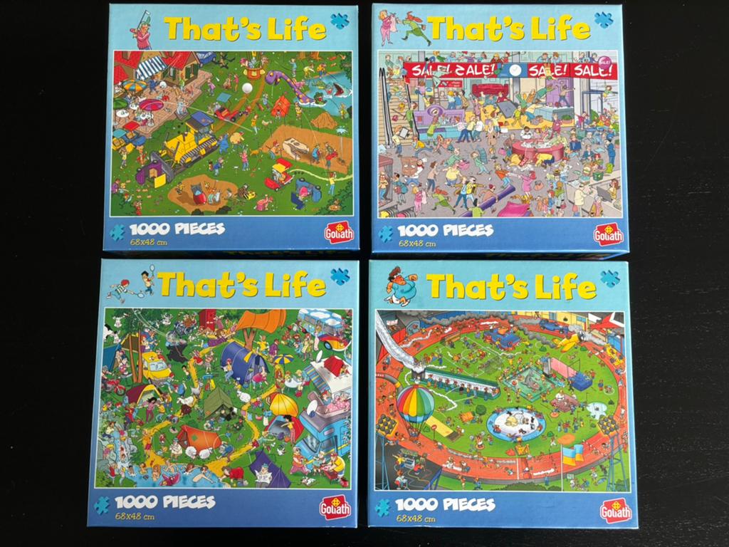 That’s Life puzzels, Hobby en Vrije tijd, Denksport en Puzzels, Ophalen of Verzenden, 500 t/m 1500 stukjes, Zo goed als nieuw