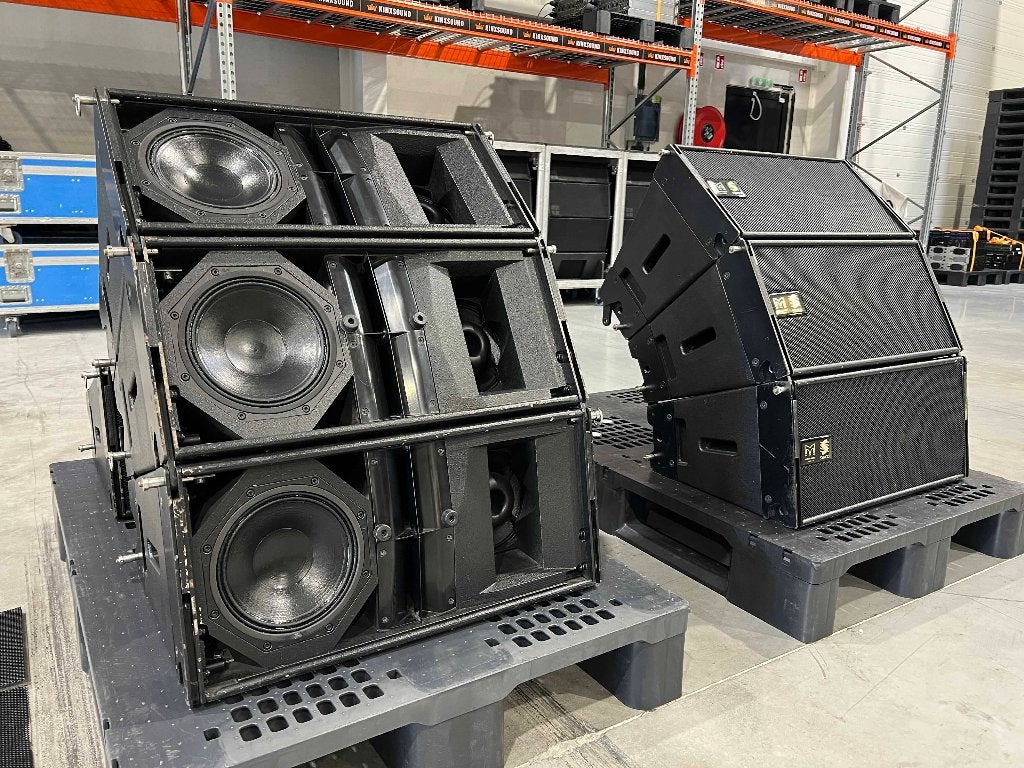 Martin Audio Synco W8LMD 2x8"/2x1" array active/passive (7x), Gebruikt, Overige typen, Ophalen of Verzenden, 150 watt of meer
