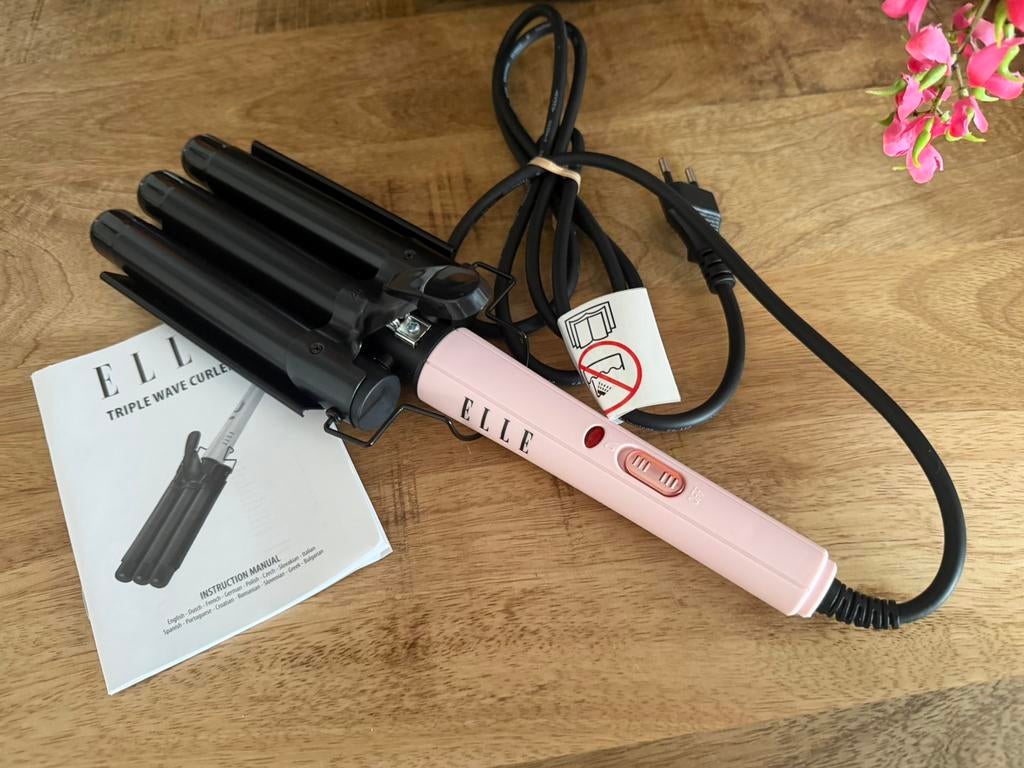 Volume borstel en wafeltang stijltang, Sieraden, Tassen en Uiterlijk, Uiterlijk | Haarverzorging, Ophalen, Zo goed als nieuw, Krultang of Stijltang