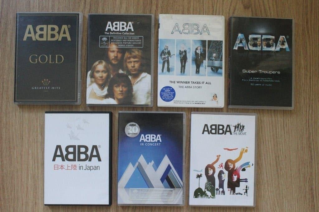 ABBA - alle officiële DVD's!!!!!, Cd's en Dvd's, Alle leeftijden, Ophalen of Verzenden, Gebruikt, Muziekvideo's
