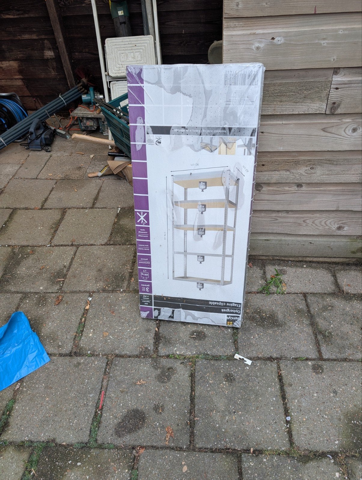 Nieuw opbergrek - 3 planken, Ophalen of Verzenden, Nieuw