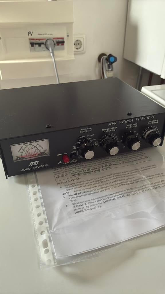 Mfj-941e versa tuner 2, Telecommunicatie, Ophalen of Verzenden, Zo goed als nieuw