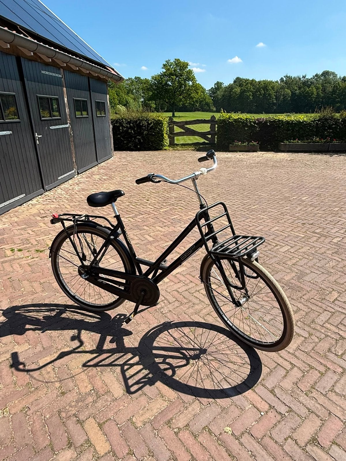 BSP transportfiets met 3 versnellingen en voordrager, Fietsen en Brommers, Fietsen | Dames | Damesfietsen, Velgrem, Versnellingen