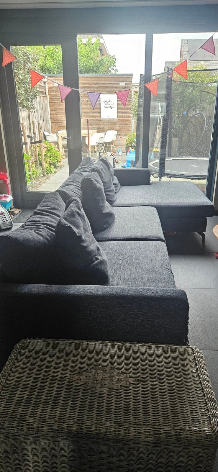 Grote hoekbank met loungedeelte - opknapper, Ophalen, Gebruikt, Hoekbank, 300 cm of meer