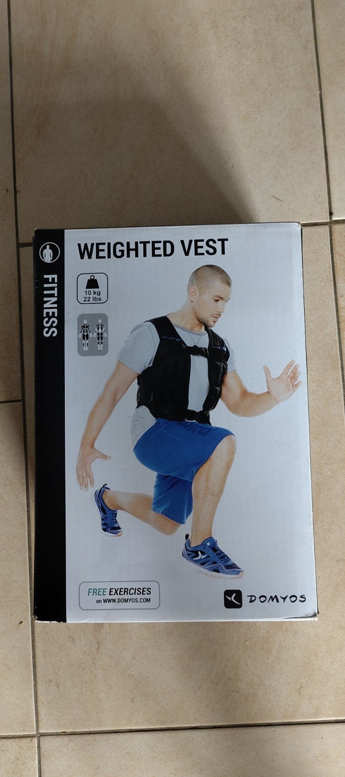 Nieuw Domyos Weighted Vest 10 kg - Nooit gebruikt, Ophalen of Verzenden, Nieuw, Benen, Overige typen