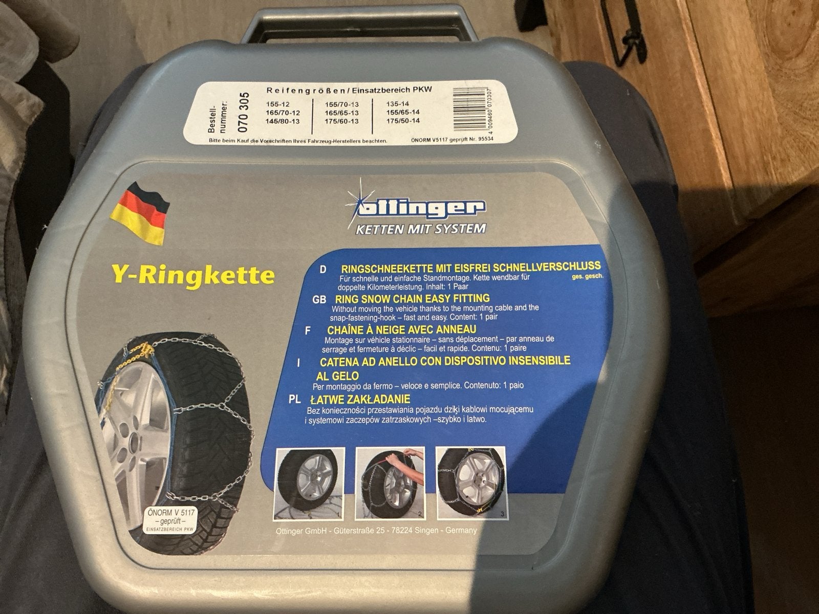 Ollinger Y-Ringkette Sneeuwkettingen - Nieuw - 2 sets, Auto diversen, Sneeuwkettingen, Ophalen of Verzenden, Nieuw
