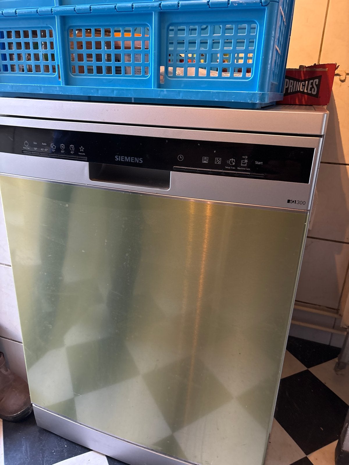Siemens iQ300 vaatwasser - Bedieningspaneel werkt met druk, Witgoed en Apparatuur, Ophalen, Gebruikt, 60 cm of meer, Eco programma