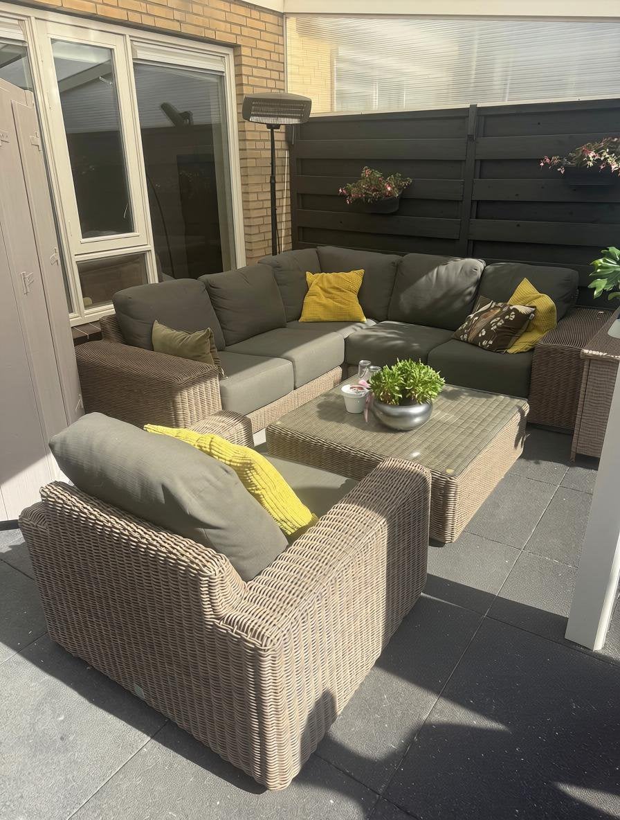 Luxe 4 Seasons loungeset - Zo goed als nieuw, Ophalen, Meer dan 8 zitplaatsen, Zo goed als nieuw, Loungeset