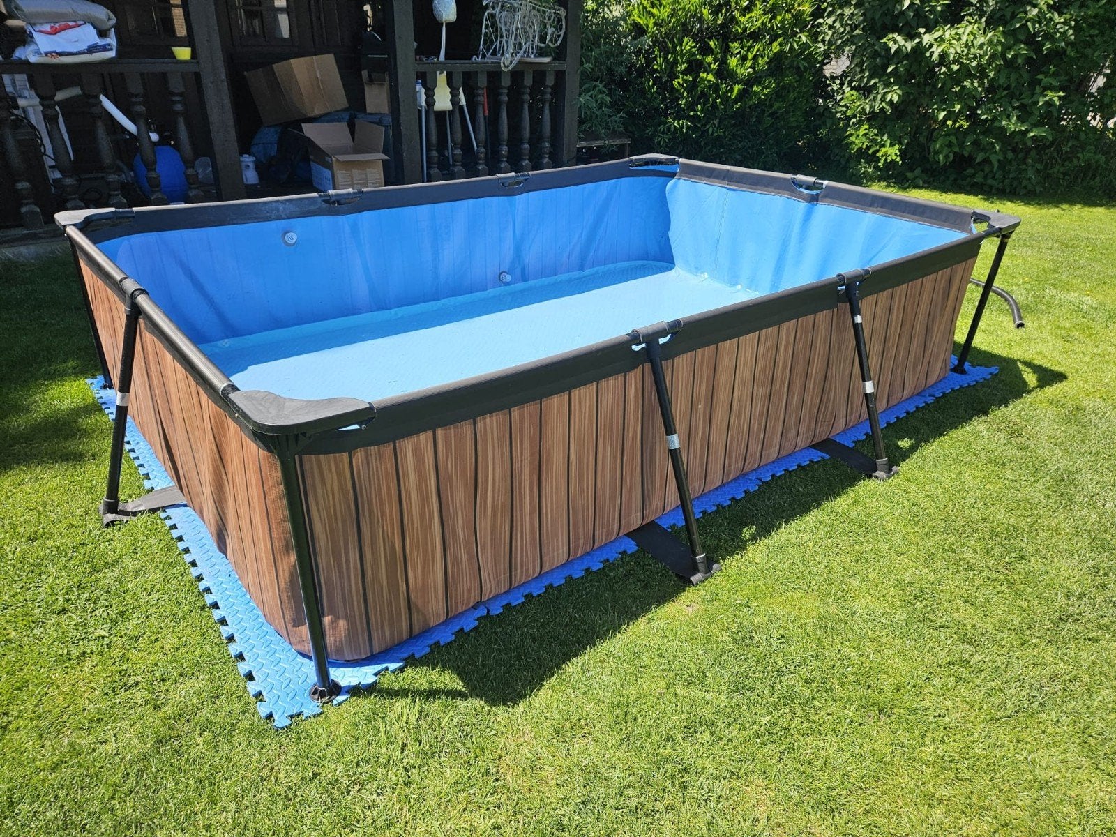 EXIT Zwembad 2x3 meter met overkapping, Ophalen of Verzenden, Opzetzwembad, Rechthoekig, Minder dan 80 cm