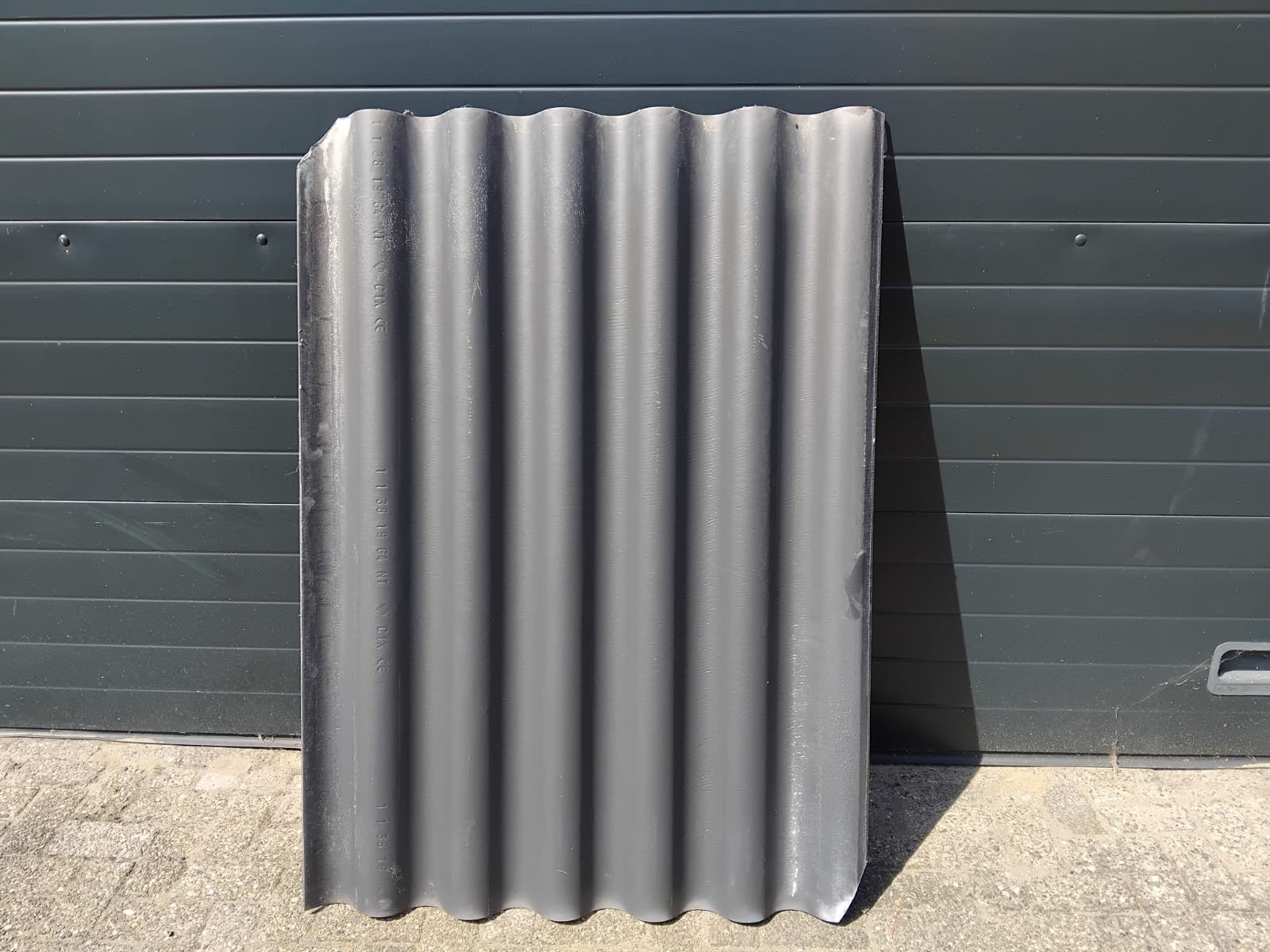 Nieuwe golfplaten, Steen of Klei, Zwart, Ophalen of Verzenden, 15 m² of meer