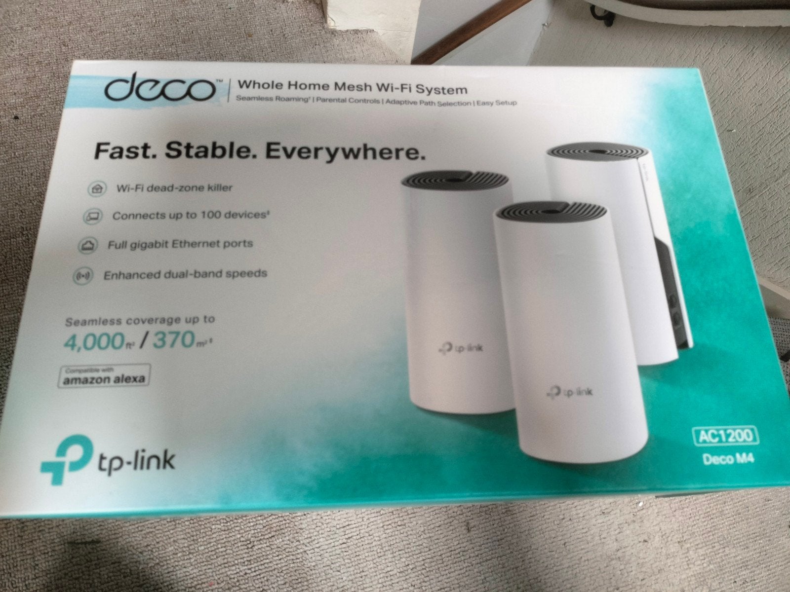 TP-Link Deco M4(3-pack), Computers en Software, WiFi-versterkers, Ophalen of Verzenden, Nieuw, TP-Link
