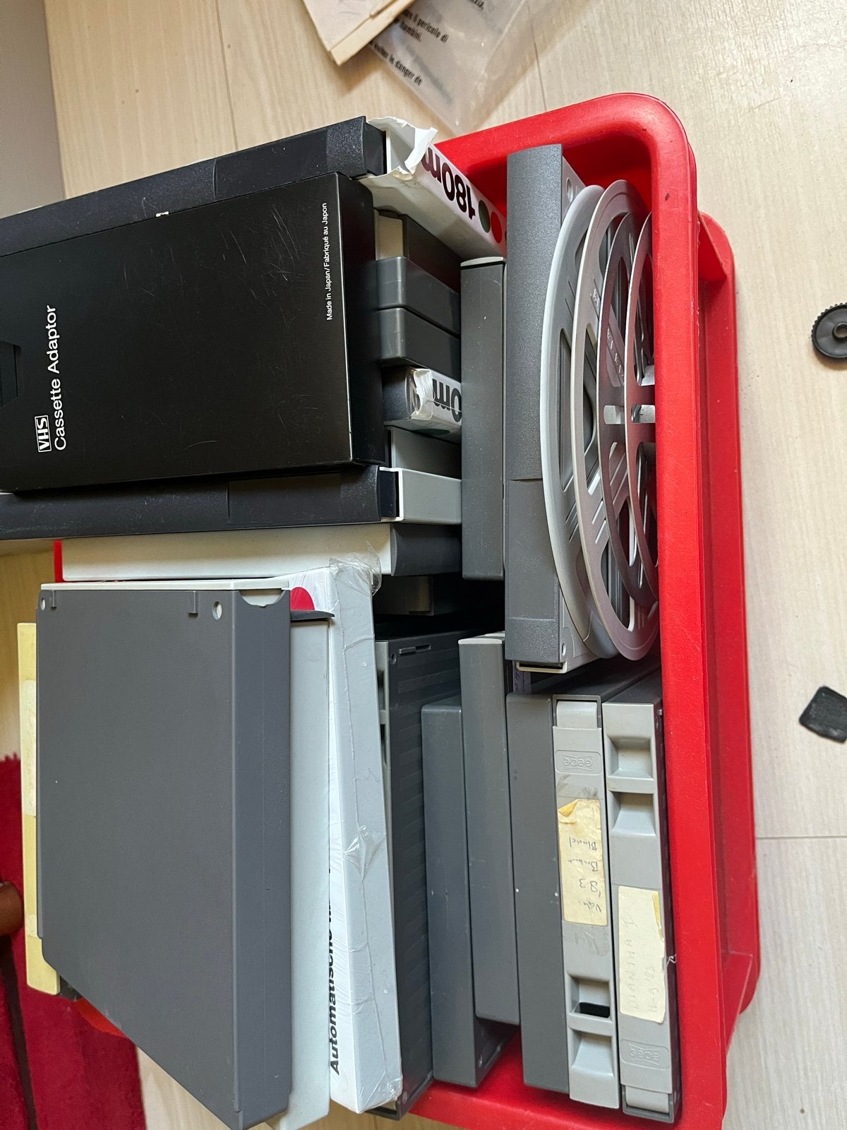 Super 8 filmspoelen, lamp en plakmateriaal, Gebruikt, Overige typen, Overige soorten, Minder dan 8x