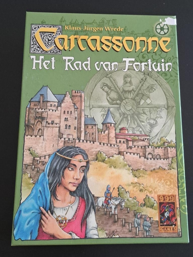 Carcassonne spel Het Rad van Fortuin 999 Games, Een of twee spelers, Ophalen of Verzenden, Gebruikt, 999 Games