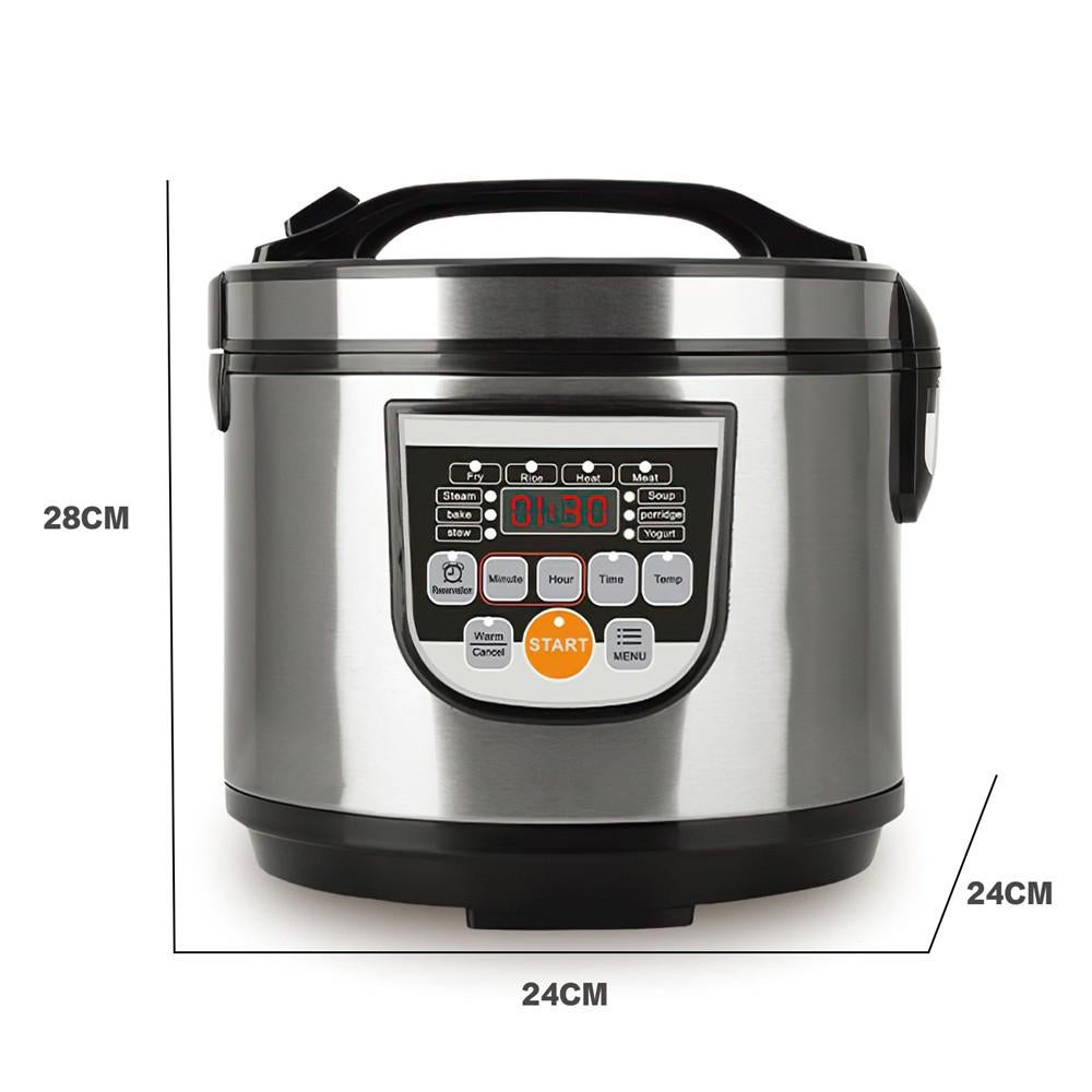 Multicooker 5 Liter: stomen, bakken, stoven, ...rijst koken, Ophalen of Verzenden, Nieuw, Airfryer