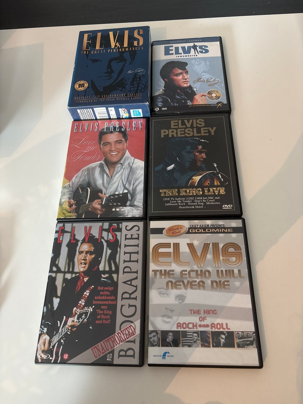 Elvis Presley DVD Collectie, Nederlands, Ophalen of Verzenden, Concert, Vanaf 12 jaar