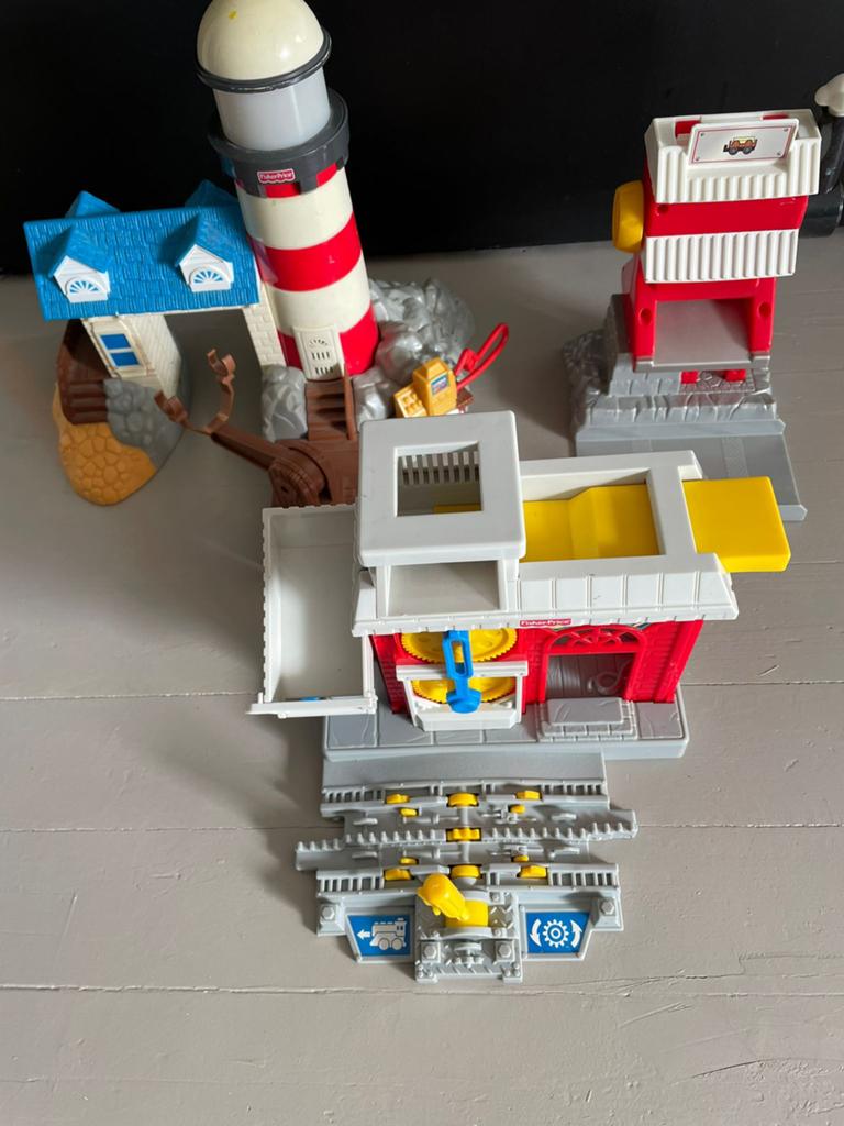 Fisher-Price GeoTrax vintage MEGA lot, Kinderen en Baby's, Speelgoed | Fisher-Price, Ophalen, Gebruikt, Speelset