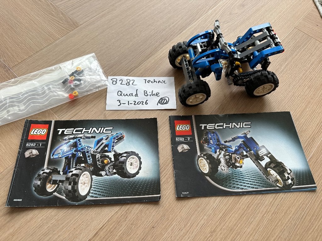 Lego Technic 8282 Quad Bike met instructies, Gebruikt, Lego, Inclusief instructies, Ophalen of Verzenden
