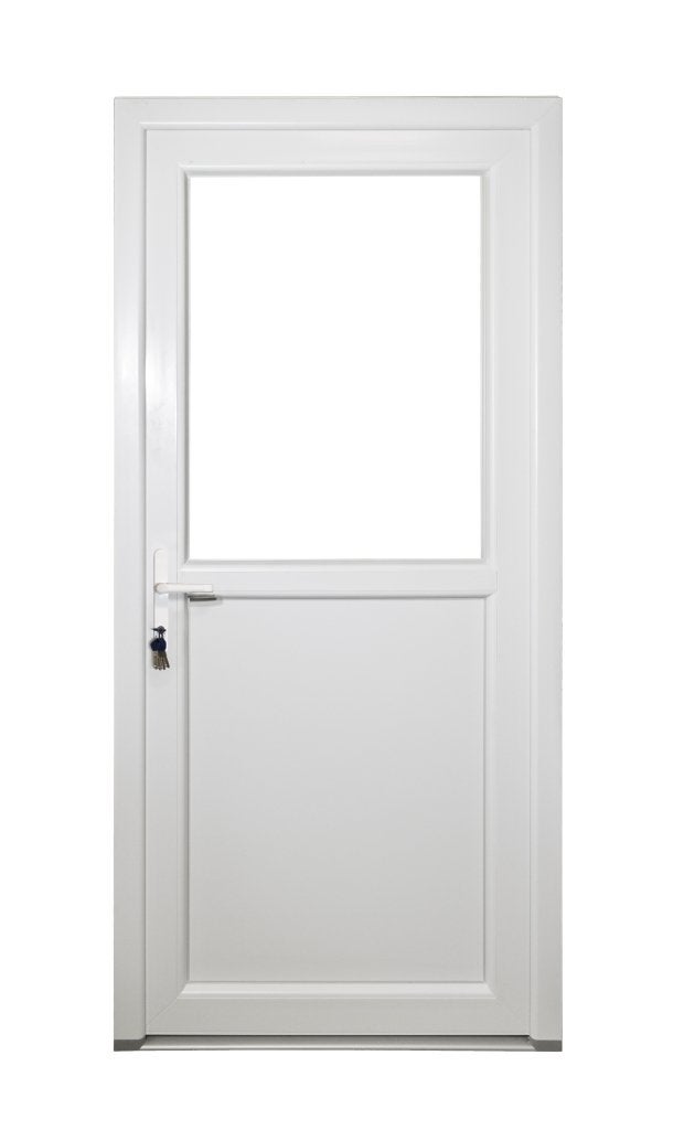 Deur 1/2 glas Antraciet RAL 7016 98x215, Niet ingevuld, 80 tot 100 cm, Niet ingevuld, Nieuw