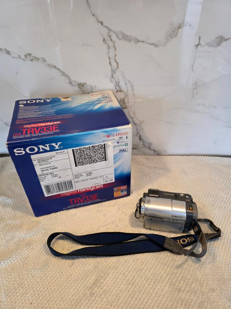 Sony Handycam DCR-TRV33E MiniDV compleet met doos, Mini dv, Gebruikt, 20x of meer, Ophalen of Verzenden
