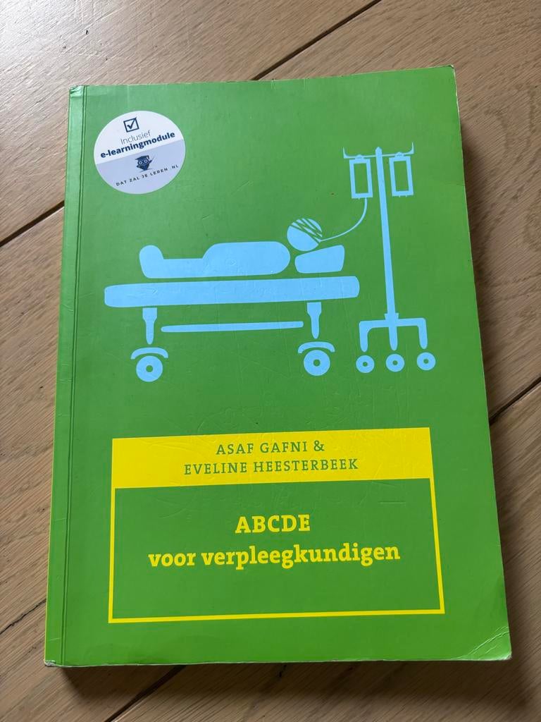 ABCDE voor verpleegkundigen - Asaf Gafni & Eveline Heesterbe, Boeken, Ophalen of Verzenden, Gamma, Zo goed als nieuw, HBO