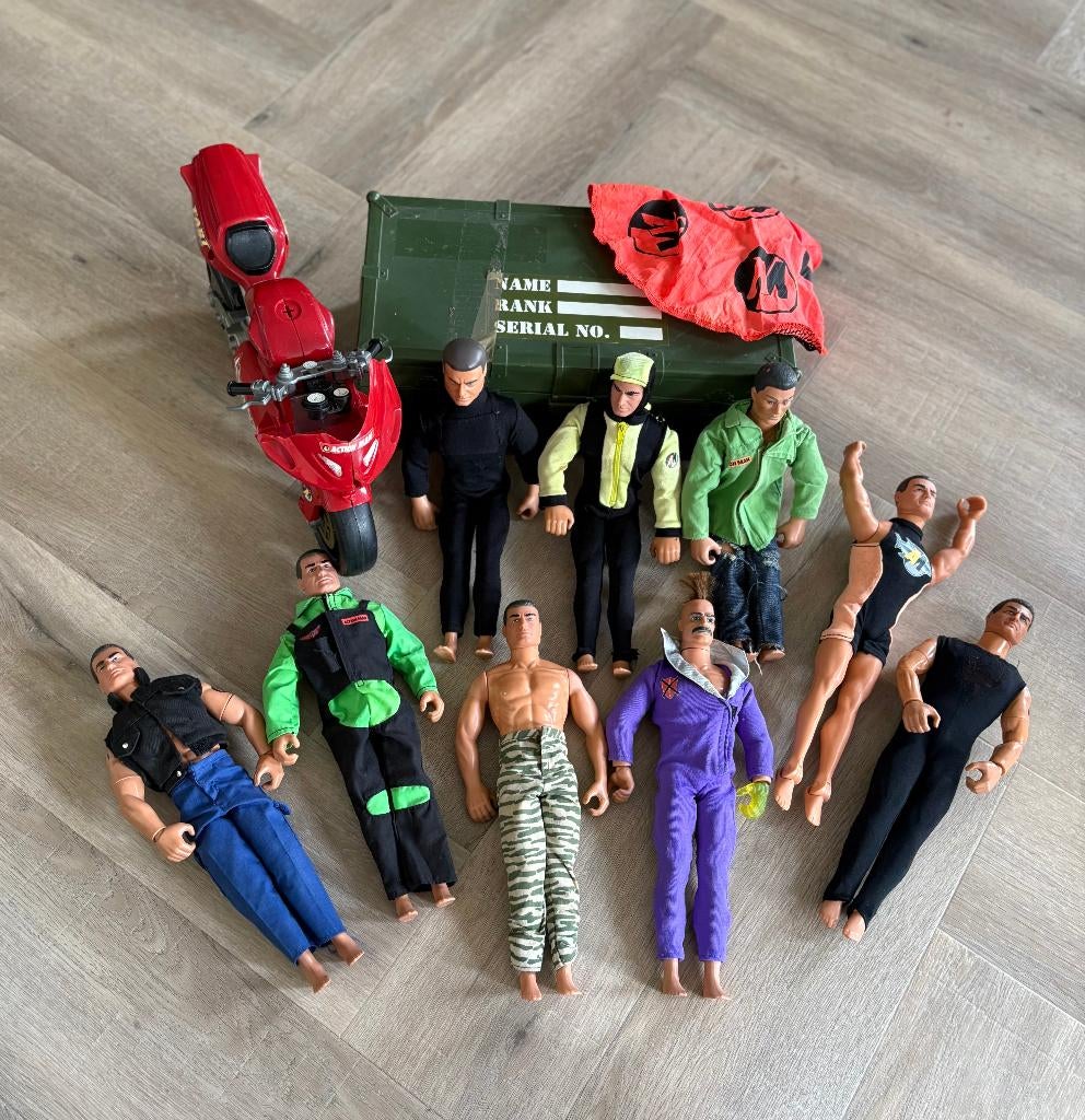 Action Man uit de jaren ’90 met accessoires, Ophalen of Verzenden, Gebruikt