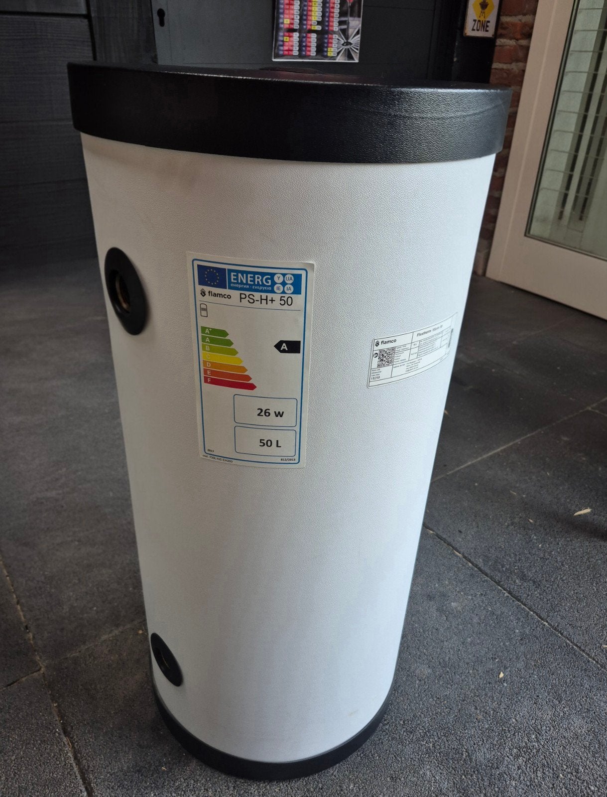Flamco Flextherm PS H+ 50L Buffervat Warmtepomp Koeling/Verw, Ophalen, Minder dan 30 cm, Overige typen, Nieuw