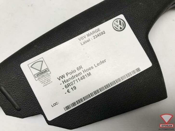 vw polo 6r handrem hoes leder leer 6r0711481m, Auto-onderdelen, Interieur en Bekleding, Gebruikt, Volkswagen, Volkswagen AG, Berliner Ring 2
38440  Wolfsburg, DE