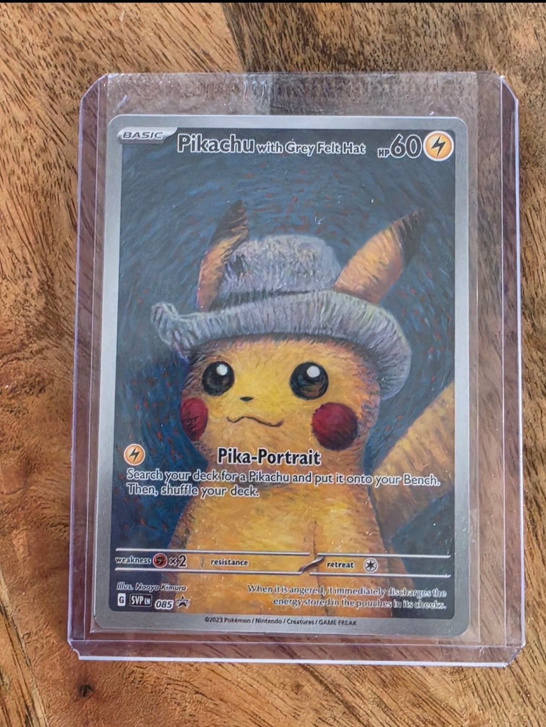 Pikachu with Grey Felt Hat van Gogh, Ophalen of Verzenden, Nieuw, Losse kaart