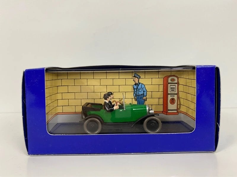 Tintin – En voiture Tintin – Citroën Torpedo, Overige merken, Gebruikt, 1:50 of kleiner, Auto