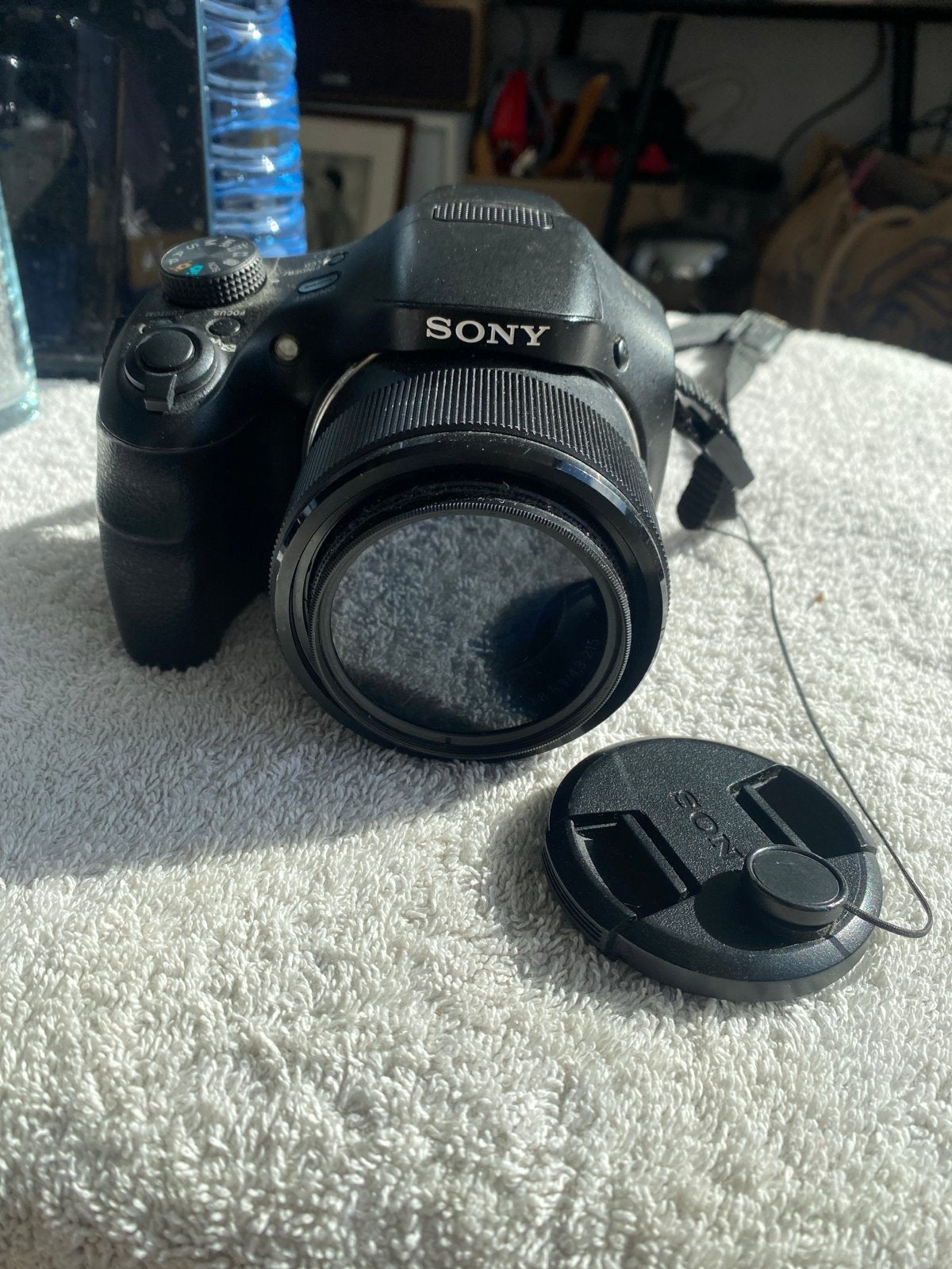 Sony Cyber-shot DSC-HX300 Bridgecamera 20.4 MP, Gebruikt, Beeldstabilisatie, Ophalen of Verzenden, Lensdop
