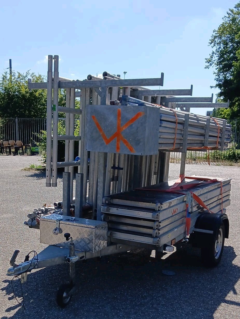 Complete Steiger Set met Aanhanger - Direct Inzetbaar, Ophalen, Rolsteiger of Kamersteiger, 5 meter of hoger